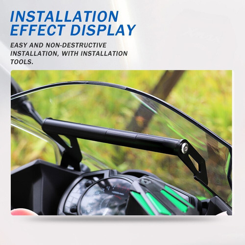 Suporte De Navegação Gps Kawasaki Ninja 400 Ninja250 - Imagem 2