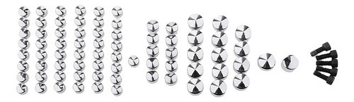 Chrome Toppers Caps E Parafusos Definidos Para Harley Softai - Imagem 2