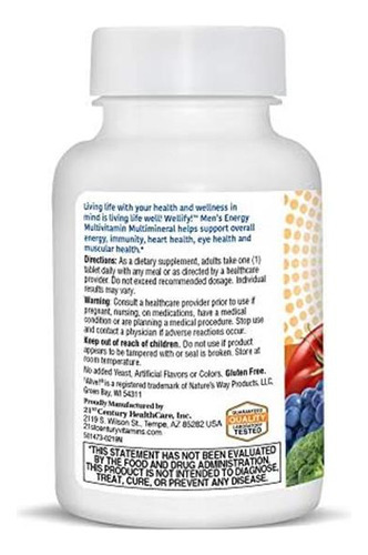 Multivitaminas Energéticas Wellify Mens Do Século 21 Com M - Imagem 2