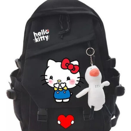 Mochila Feminina Hello Kitty, Para Meninas, Secundária, Japã - Imagem 3