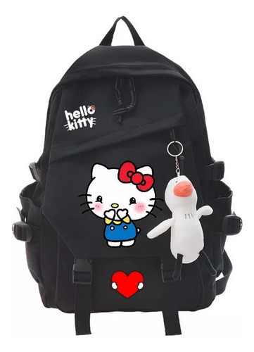 Mochila Feminina Hello Kitty, Para Meninas, Secundária, Japã - Imagem 3