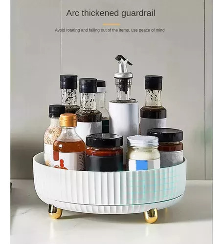 Novo Prateleira Giratória De Armazenamento De Cozinha Rack - Imagem 7