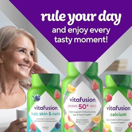 Vitafusion Womens 50+ Multivitamínico Diário, Vitaminas De G - Imagem 10