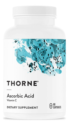 Suplemento De Vitamina C Ácido Ascórbico Thorne 1000mg 60 Cá