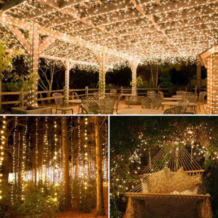 1 Solar String Lights Decoração De Natal Ao Ar Livre 20m 200 - Imagem 10