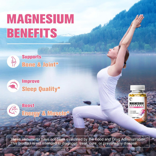 Cápsulas De Glicinato De Magnésio Orgeuos De 500 Mg, Cápsula - Imagem 4