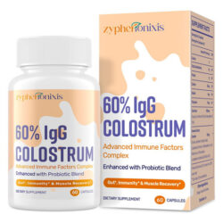 Cápsulas De Suplemento Zypherionixis Colostro Bovino 1300mg