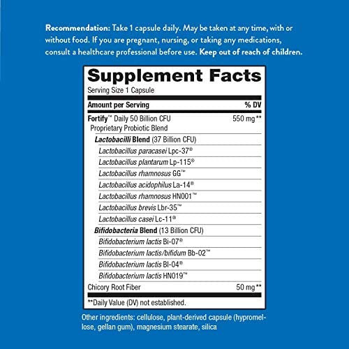 Nature's Way Fortify Daily Probiotic, 50 Bilhões De Cultura - Imagem 6