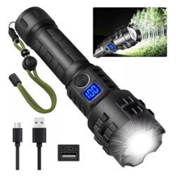 Lanternas Recarregáveis De 10000 Lúmens Xhp70.2 Lanterna Led