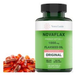 Óleo De Linhaça Orgânico Natural 1.000 Mg, Ômega Essencial 3