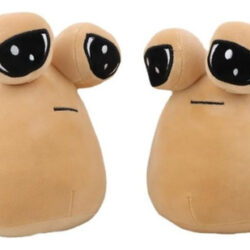 2 Peças De Brinquedo De Pelúcia My Pet Alien Pou Pou Doll Gi