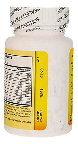 Suplemento Nutricional Nature"s Blend Stress Formula 60 Comp - Imagem 4