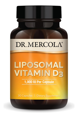 Dr. Mercola, Vitamina D3 Lipossômica 1.000 Ui Suplemento Di