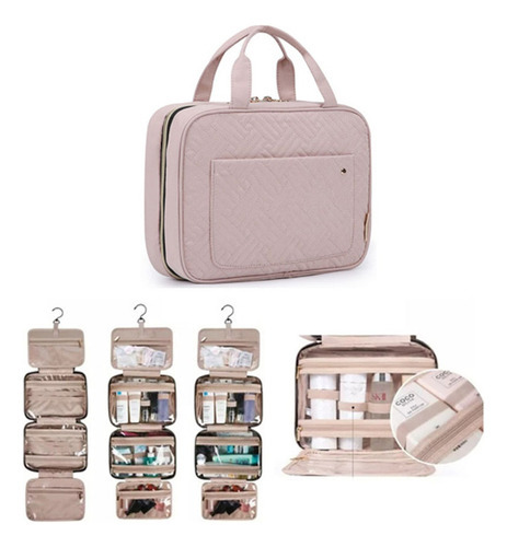 Necessaire Viagem Bolsa Travel Maquiagem Gancho Divisórias