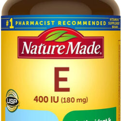 Vitamina E Nature Made 400 Ui 180 Cápsulas