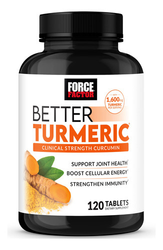 Suplemento Force Factor Better Turmeric Joint Support 120 Ta