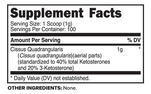 Extrato Primaforce Cissus Quadrangularis, - Pó Sem Sabor, 10 - Imagem 2