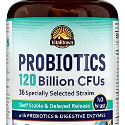 Vitalitown Probióticos 120 Bilhões De Ufc | 36 Cepas, Com Pr