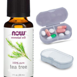 Now Foods Óleo Essencial Melaleuca 30ml + Porta Cápsulas