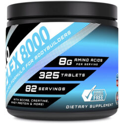 Suplemento Complexo De Amino Muscular Incrível | 8000 Mg Por