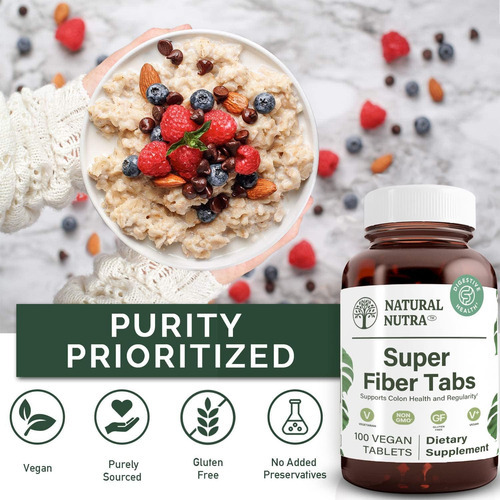 Suplemento Natural Nutra Super Fibra 100 Vegano - Imagem 3