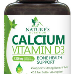Suplemento De Cálcio Com Vitamina D3 - Potência Com 1300 Mg