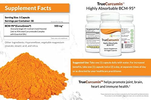 Verdadeira Curcumina Com 500 Mg De Curcumina Bcm-95 Absorví - Imagem 5