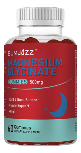 Gomas De Glicinato De Magnésio Bumjazz 500mg - L-treonato De