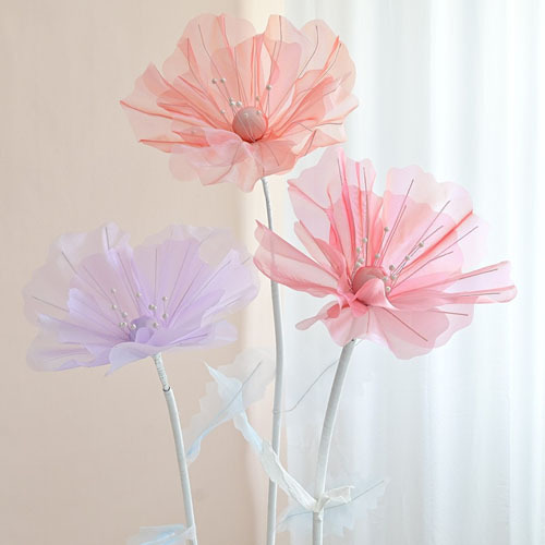 Decoração De Festa De Casamento Com Flor Gigante De 50 Cm - Imagem 2