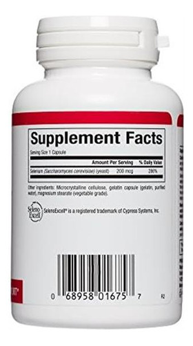 Fatores Naturais, Selenoexcell Selenium 200mcg, Antioxidant - Imagem 2