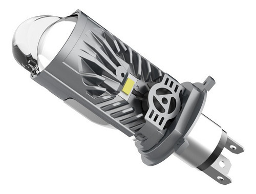 1 Pzs Faróis H4 Mini Projetor Led Com Lente Dupla De Feixe