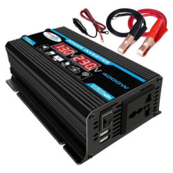 Inversor Carro Digital Inteligente 2 Usb 12v A 220v 4000w