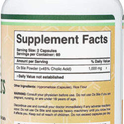 Suplemento Biliar De Boi Sem Vesícula Biliar (1.000 Mg Por P