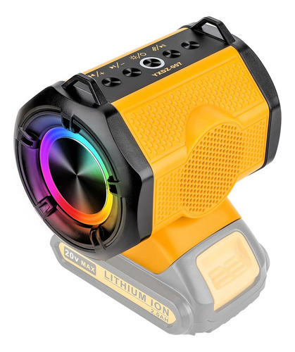 Alto-falante Portátil Sem Fio Bluetooth Sem Fio Para Dewalt - Imagem 3