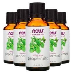 Óleo Hortelã 30ml Now Foods Peppermint Puro Importado 5un