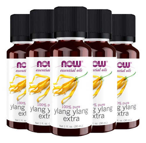 Óleo Extra De Ylang Ylang Now Foods 30ml Puro Importado 5un