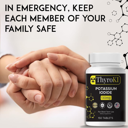 Comprimidos De Iodeto De Potássio Thyroki 130 Mg (150 Compri - Imagem 6