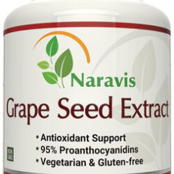 Extrato De Semente De Uva Naravis 400 Mg - 120 Cápsulas Veg