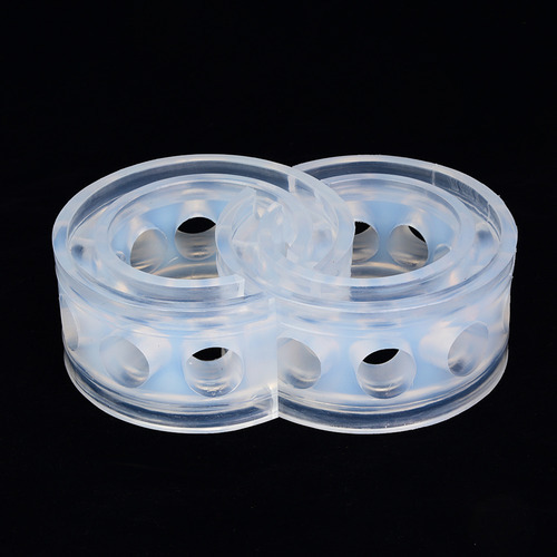 2 Peças De Retentor De Carro Transparente Tpe Spring Buffer - Imagem 6