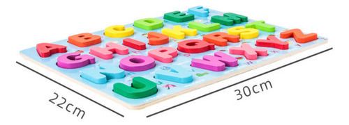 F Crianças Alfabeto Digital Jigsaw Maiúsculas Brinquedo - Imagem 2