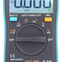 Zt101 Multímetro Digital Ac Dc Voltímetro Amperímetro Ohmíme