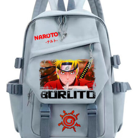 Mochila Escolar De Grande Capacidade Naruto Para Adolescente - Imagem 25