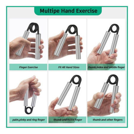 Pacote Com 4 Unidades, Grip Strength Trainer, 50 Lb-200 Libr - Imagem 6