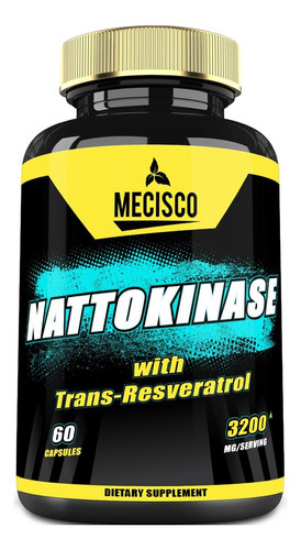 Suplemento Mecisco Nattokinase 4000 Fu 200mg Com Trans-resve