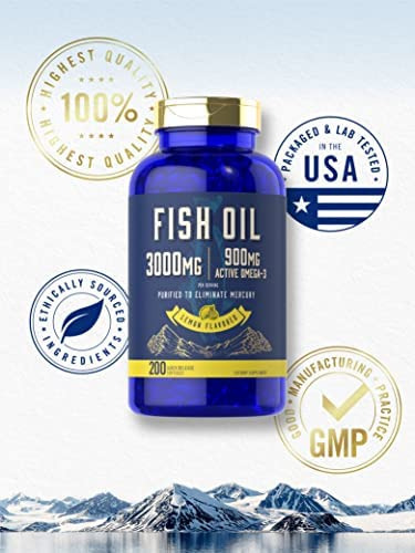 Óleo De Peixe 3000mg | 900mg Ômega 3 | 200 Cápsulas Gelatino - Imagem 5