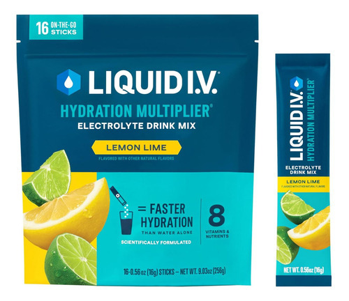 Multiplicador De Hidratação Liquid I.v.® - Limão Limão - Pac
