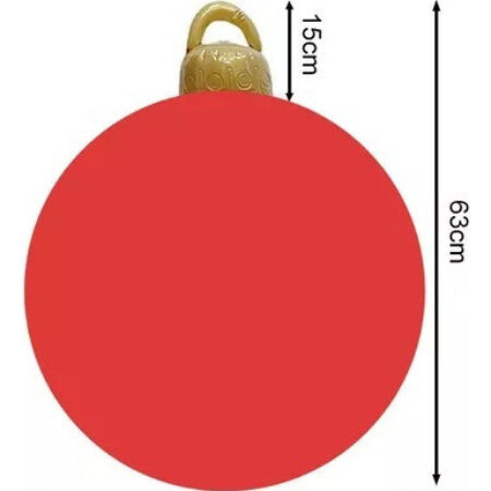 Decoração Exterior De Bola De Natal Inflável Grande 6 Peç - Imagem 18