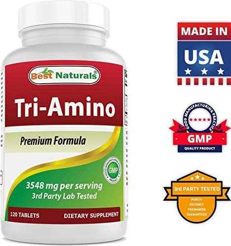Best Naturals Tri-amino Com L-arginina, L-ornitina, L-lisina - Imagem 6