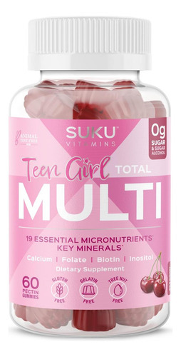 Vitaminas Suku Gomas Para Meninas Adolescentes - Suplemento