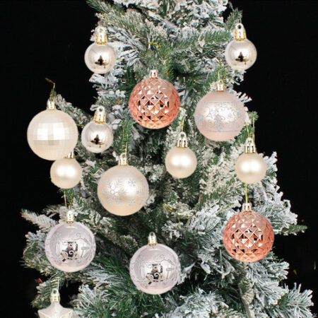 44 Bolas Penduradas Coloridas Para Árvore De Natal, Suprimen - Imagem 17